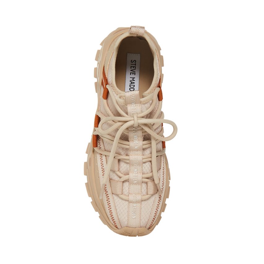 Light Brown Steve Madden Keegan Women's Sneakers | PH 3749SGF